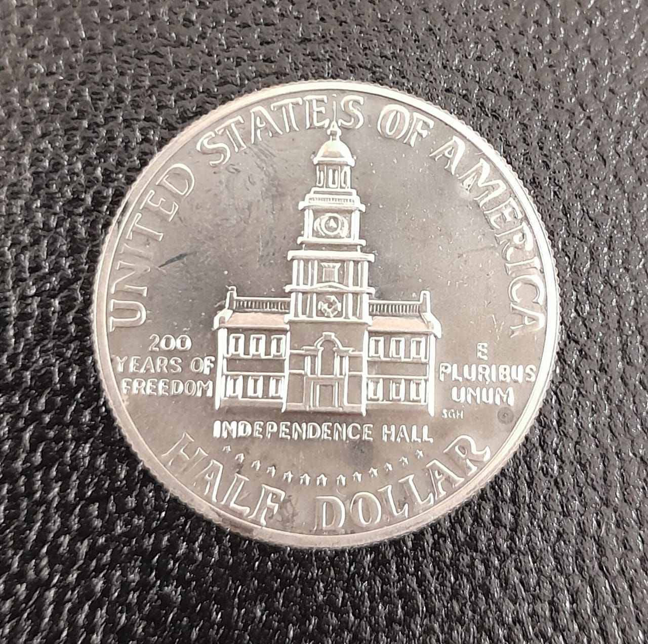 USA HALF DOLLAR -1976,BICENTENIAL OF INDEPENDENCE, PROOF COPPER NICKEL