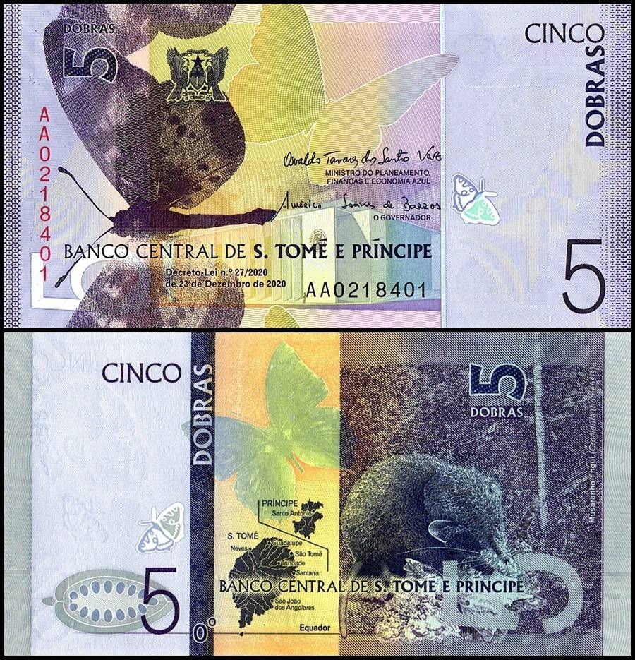 SAO TOME AND PRINCIPE 5 DOBARAS