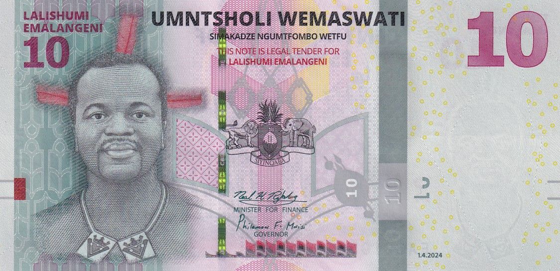 ESWATINI 10 EMALANGENI-2024 ISSUE