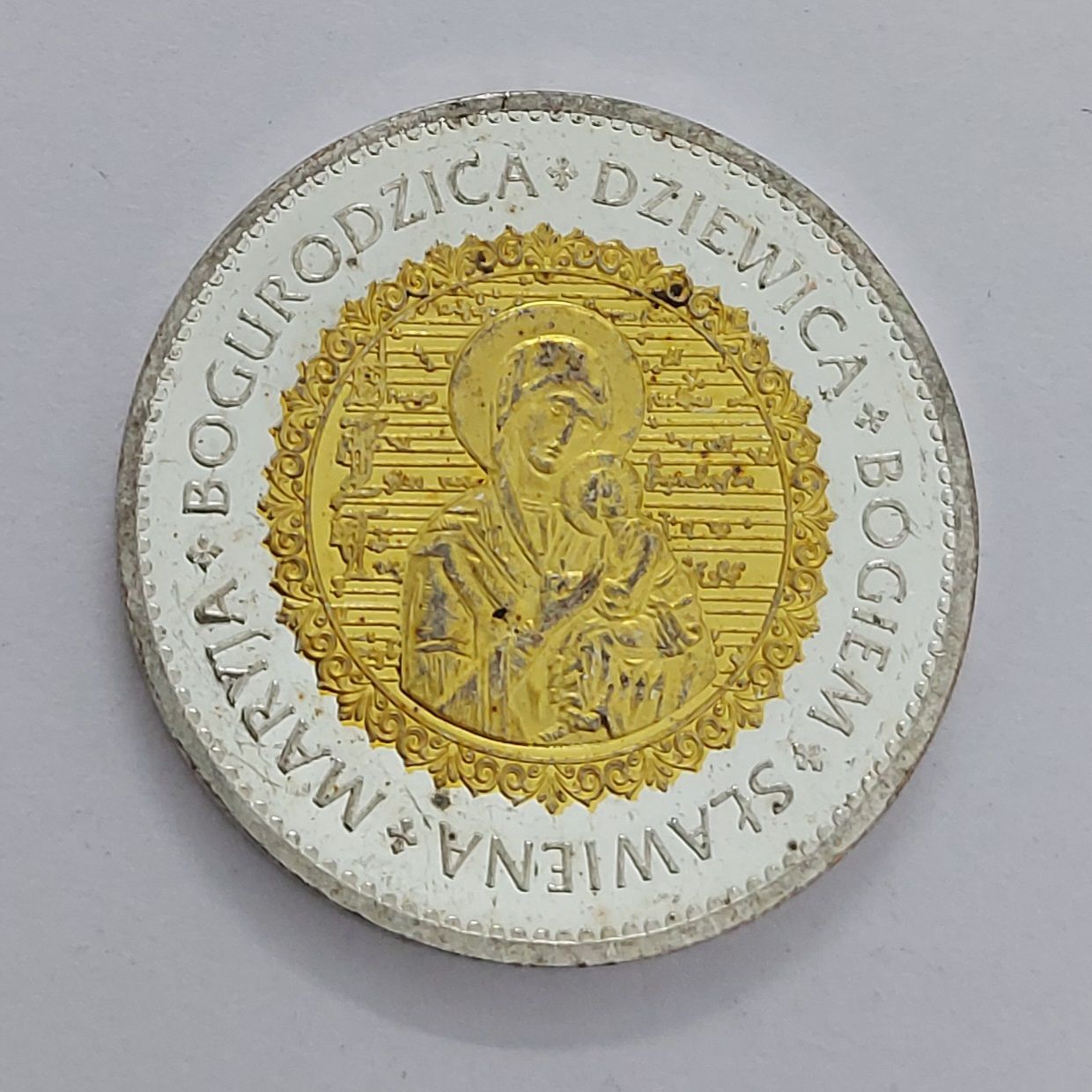 POLAND -TOKEN ISSUE-VIRGIN MARY AND INFANT JESUS