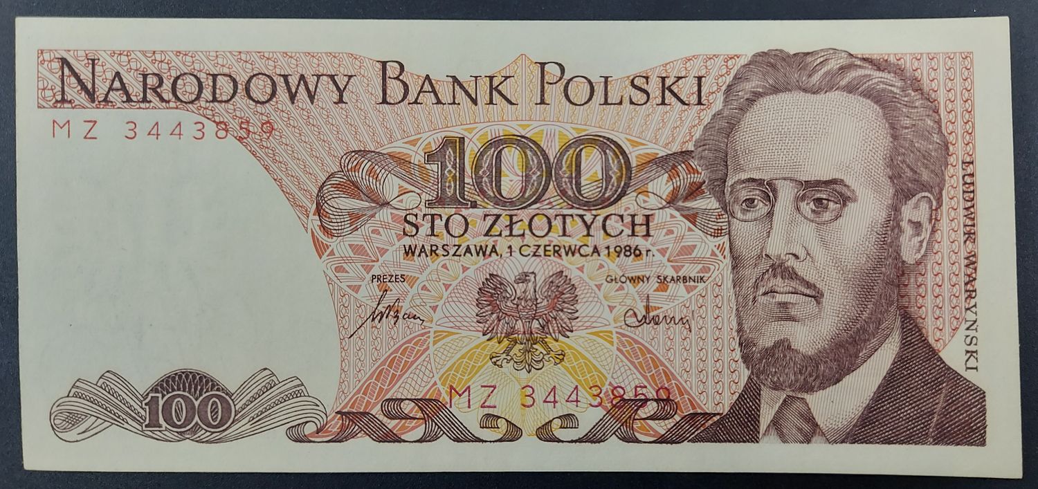POLAND 100 ZLOTYCH UNC