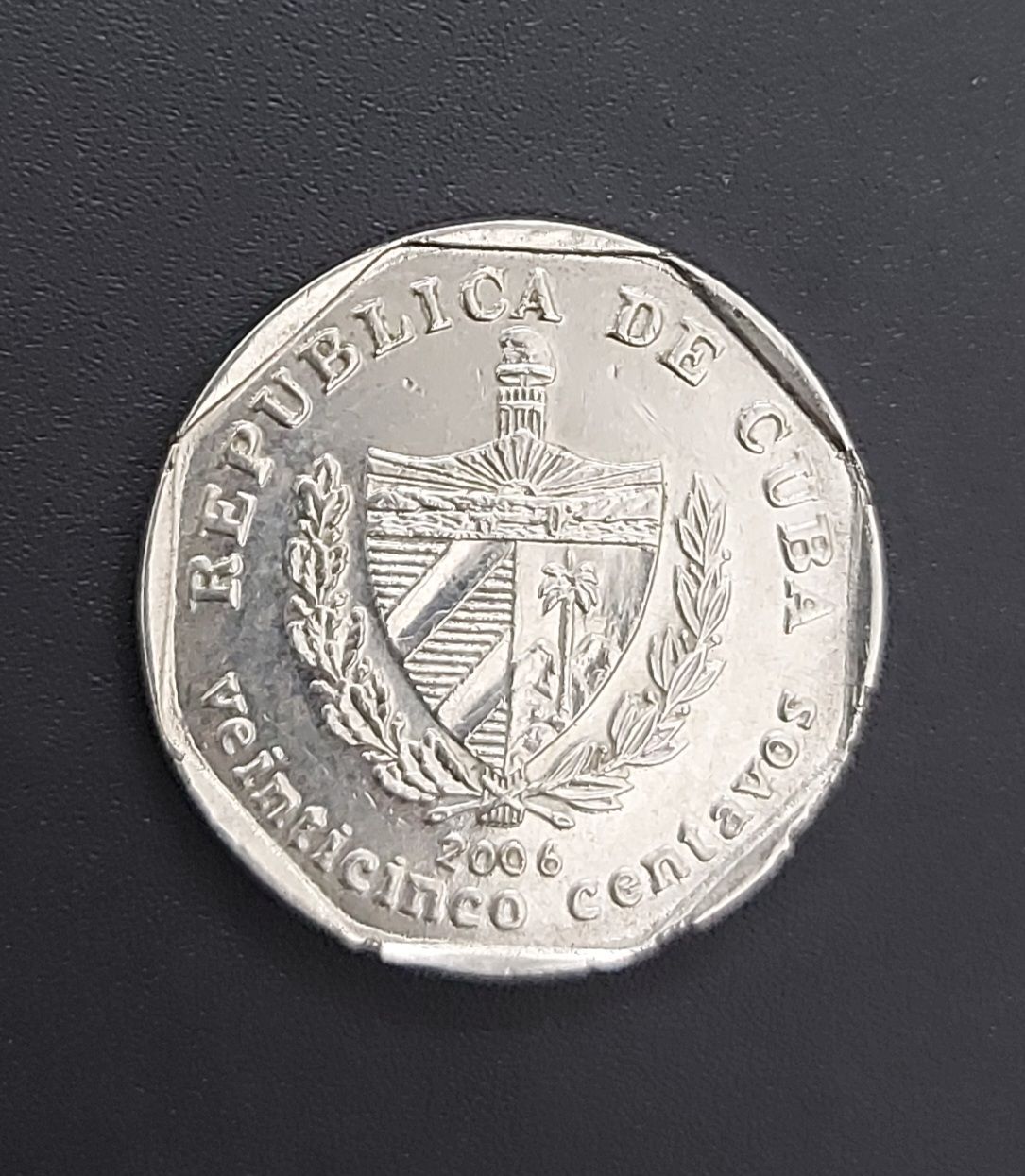 CUBA-25 CENTAVOS-2006