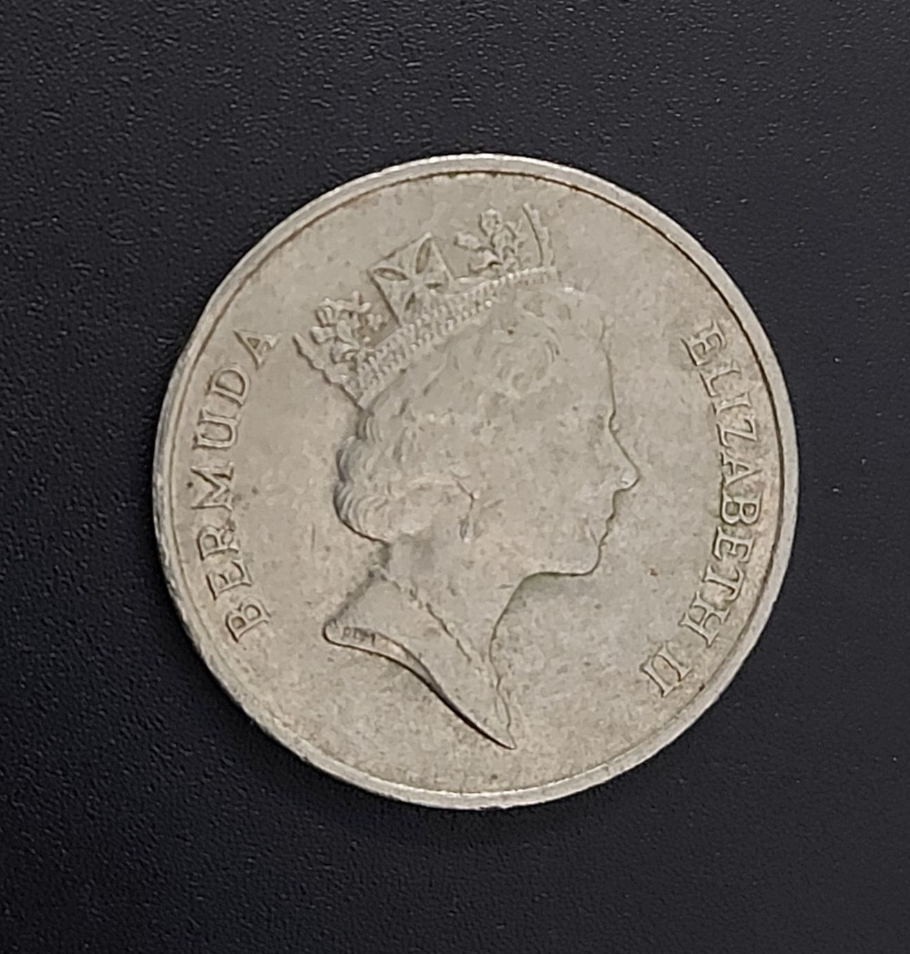 BERMUDA-25 CENTS-1997
