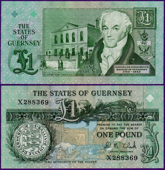 GUERNSEY 1 POUND UNC