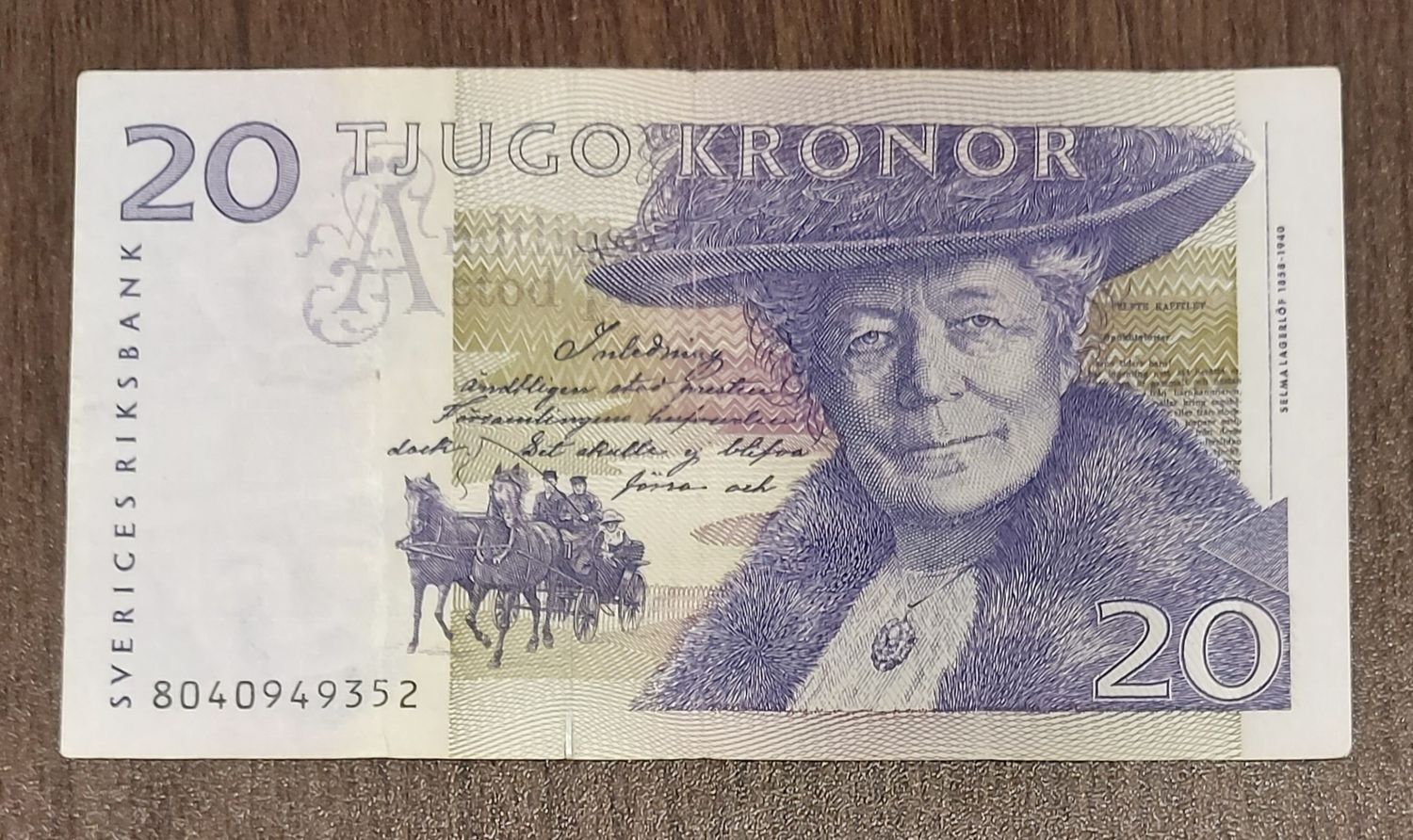 SWEDEN 20 KRONER USED