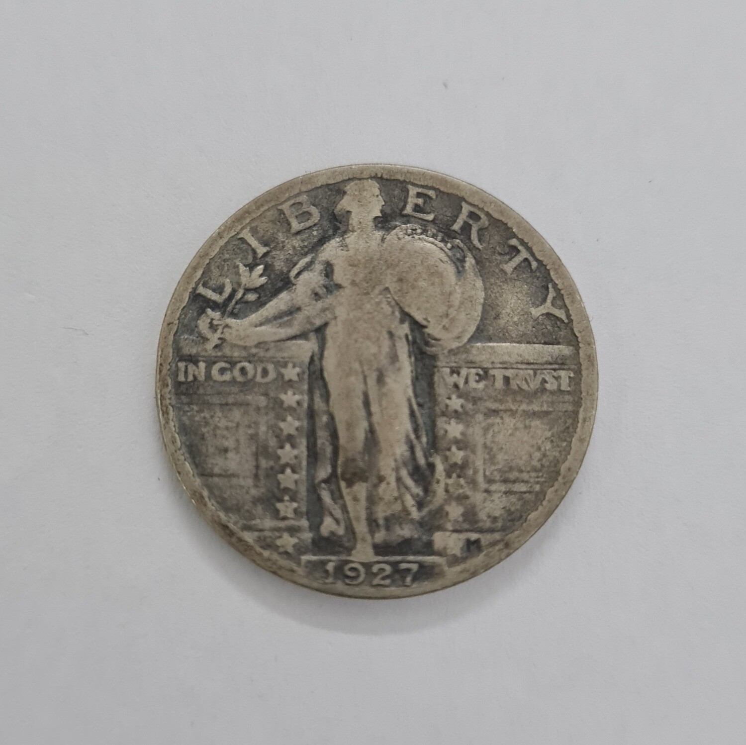 1927 STANDING LIBERTY  SILVER -UNITED STATES