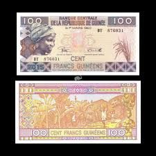 GUINEA-100 FRANCS-UNC
