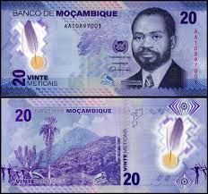 MOZAMBIQUE 20 METICALS POLYMER NOTE UNC