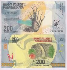 MADAGASCAR 200 ARIARY NOTE UNC