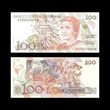 BRAZIL-100 CRUZEIROS-UNC