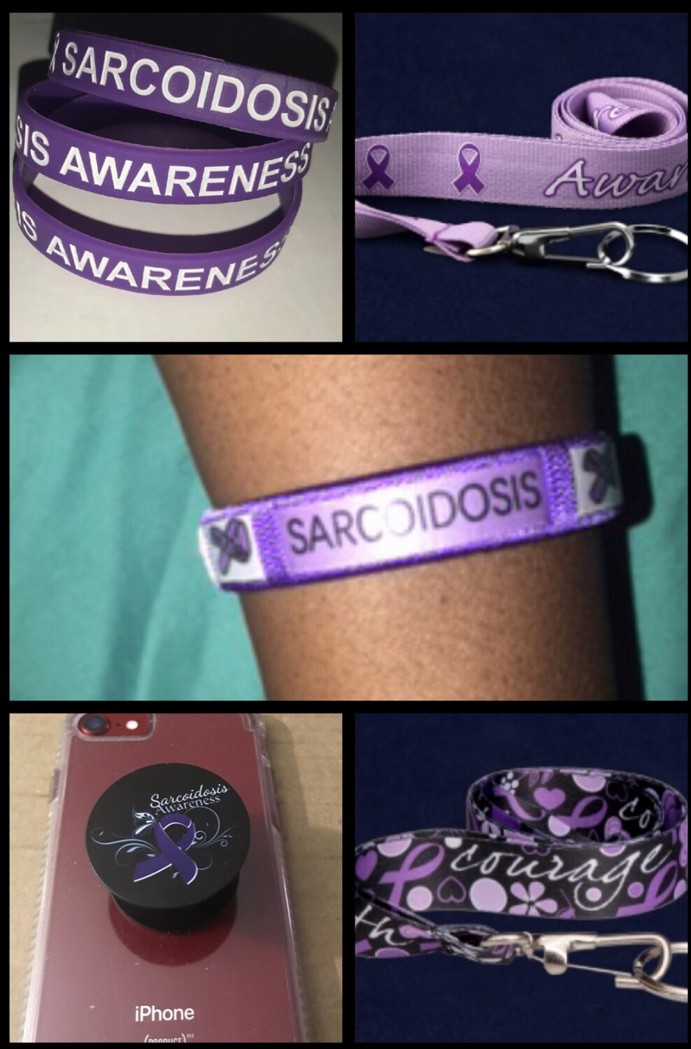 Sarcoidosis awareness best sale bracelets