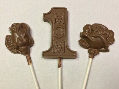 Mother's Day Chocolate Lollipops - $1.25/1.50