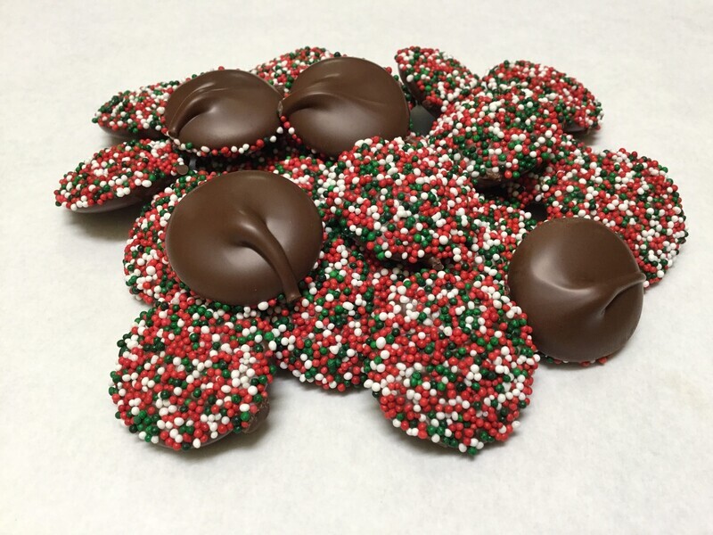 Nonpareils - Christmas Red, White, & Green - 1 lb.