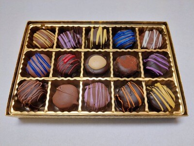 Assorted Truffles Gift Box - 10 oz. (15 count)