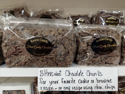 Bittersweet Chocolate Chunks - 12 oz.
