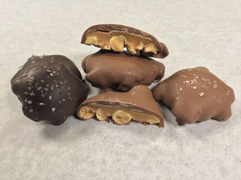 Salted Chewy Peanut Clusters - 1 lb.