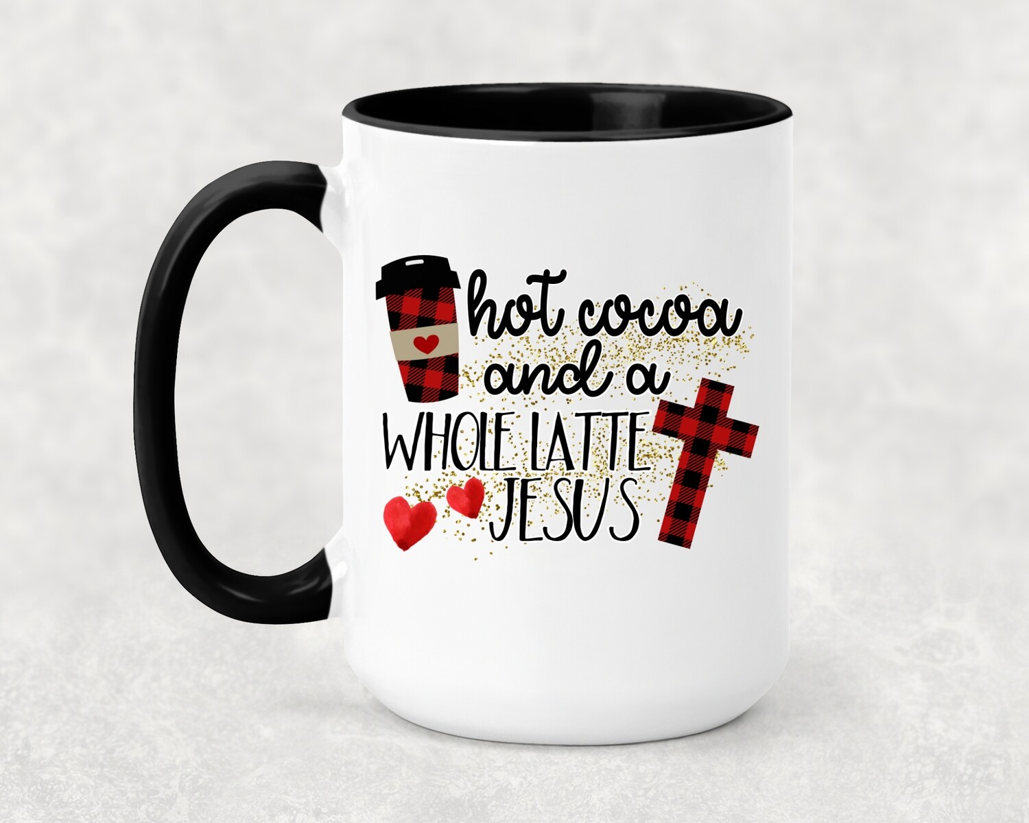 HOT COCOA AND JESUS MUG