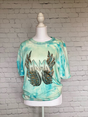 Mama Wings Bleached T-Shirt