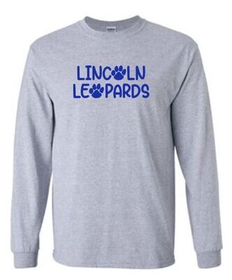 LINCOLN LEOPARDS WITH PAWS LONG SLEEVE