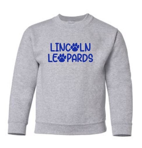 LINCOLN LEOPARDS WITH PAWS SWEATSHIRT