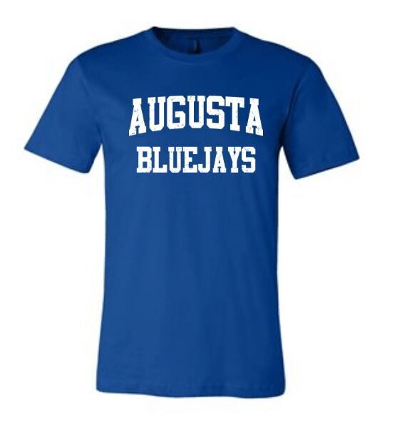 DISTRESSED AUGUSTA BLUEJAYS TEE