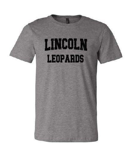 DISTRESSED LINCOLN LEOPARDS T-SHIRT