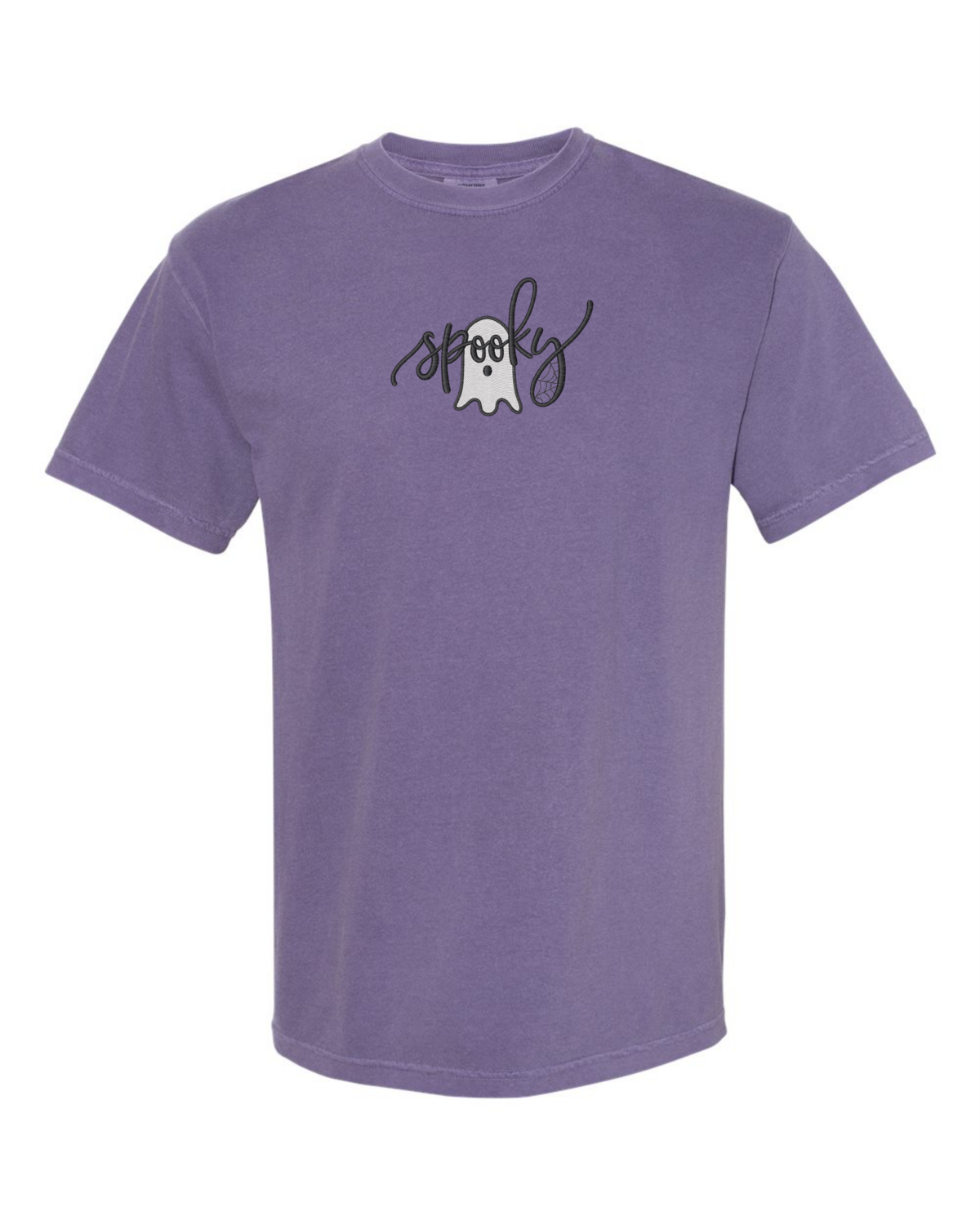 EMBROIDERED SPOOKY GHOST SHIRT