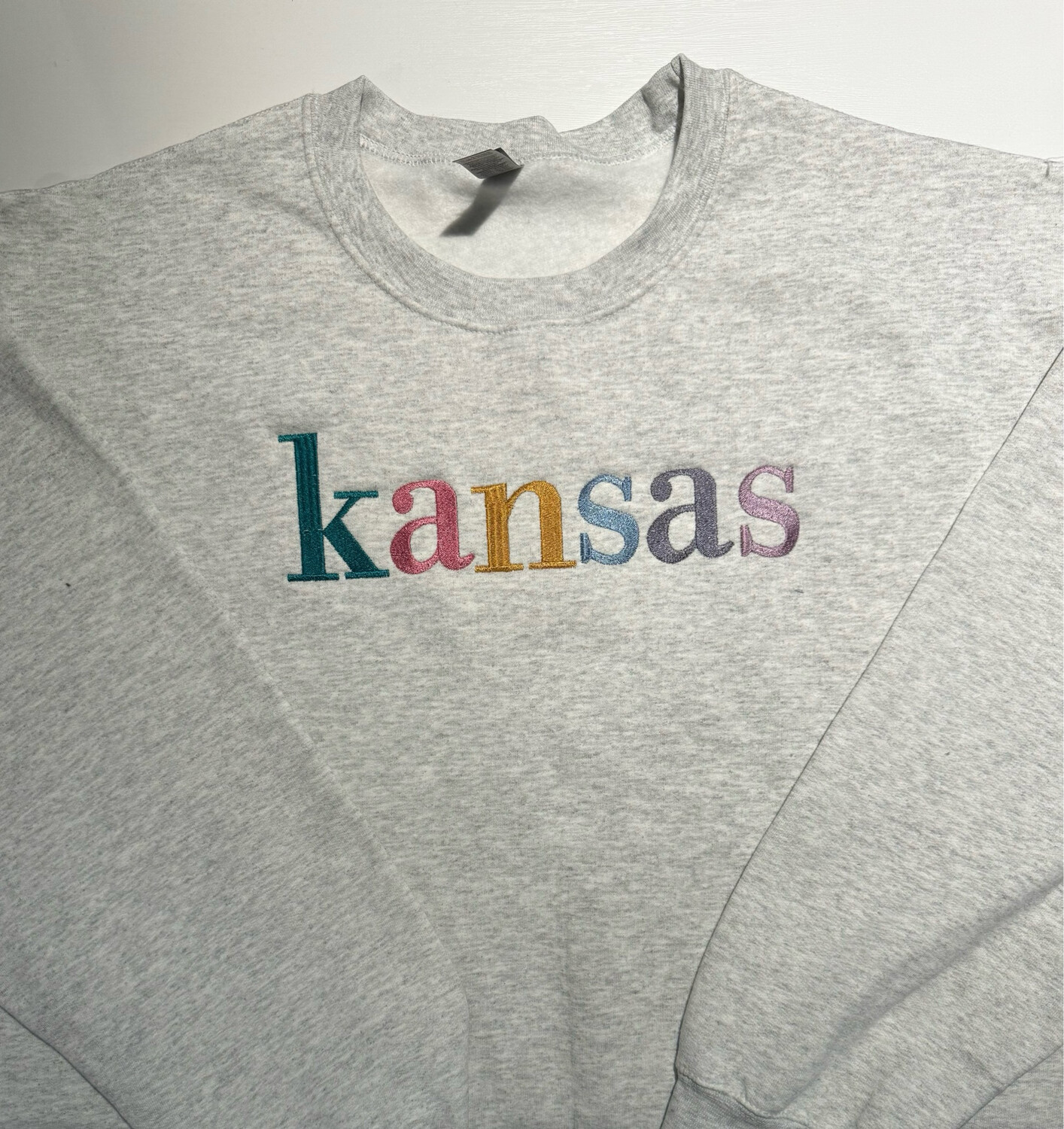EMBROIDERED STATE SWEATSHIRT