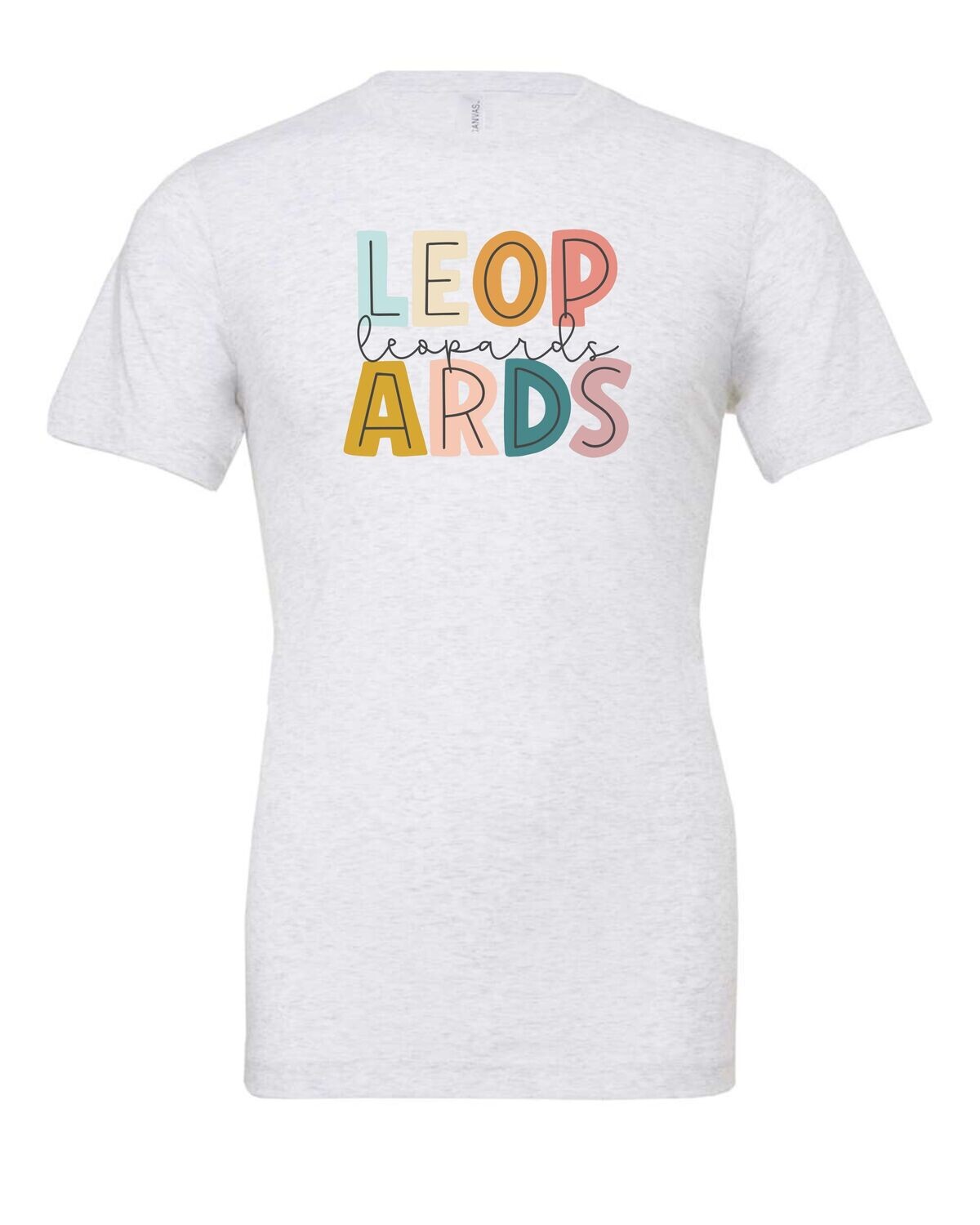 LEOPARDS COLOR LETTERS SHIRT