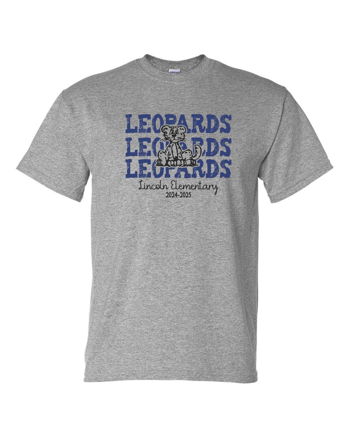 LINCOLN LEOPARDS 24-25 TEE