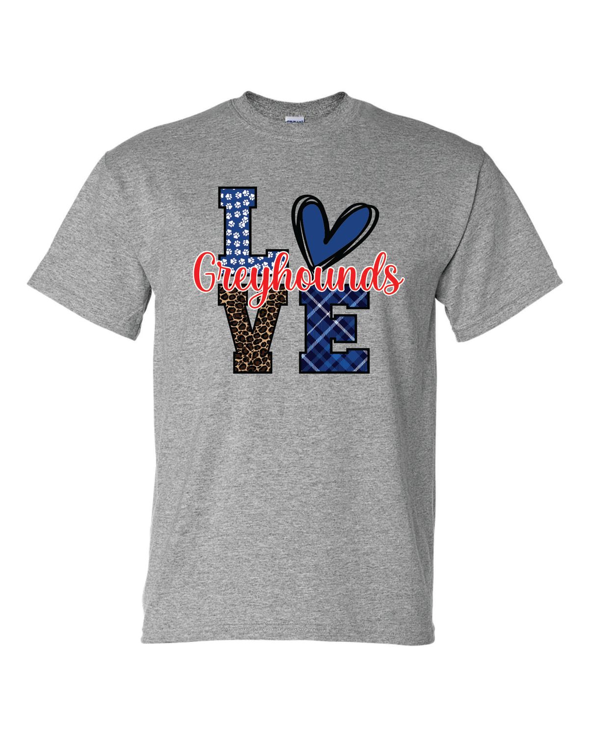 LOVE GREYHOUNDS SHORT/LONG SLEEVE TEE