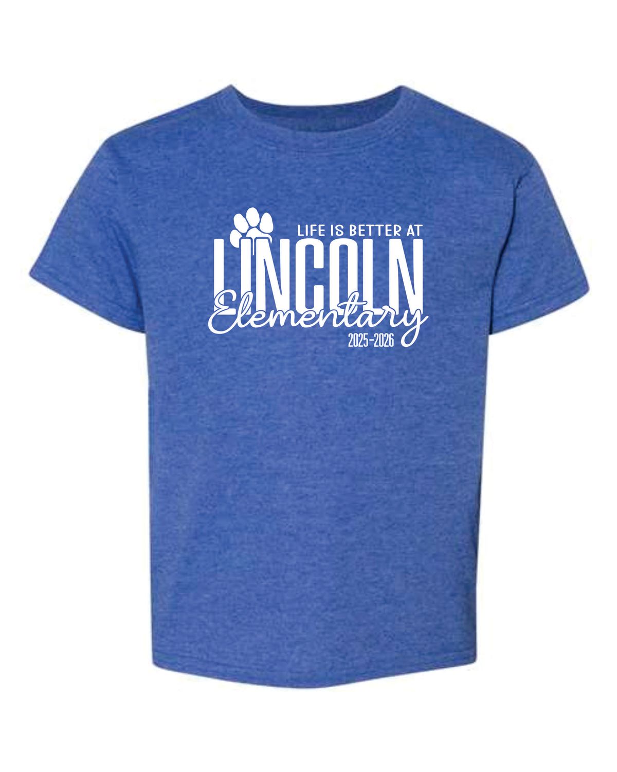 Lincoln Grade Level Elementary School T-Shirt 25-26