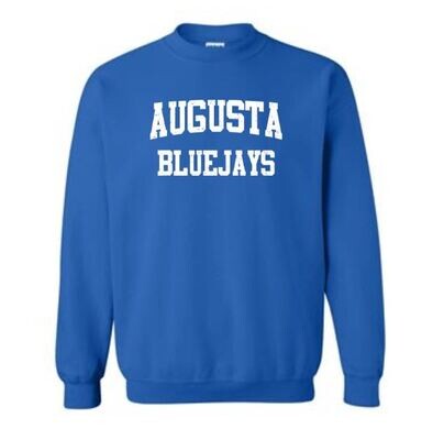 DISTRESSED AUGUSTA BLUEJAYS CREWNECK SWEATSHIRT