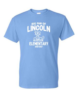 Lincoln Grade Level Elementary School T-Shirt 26-27
