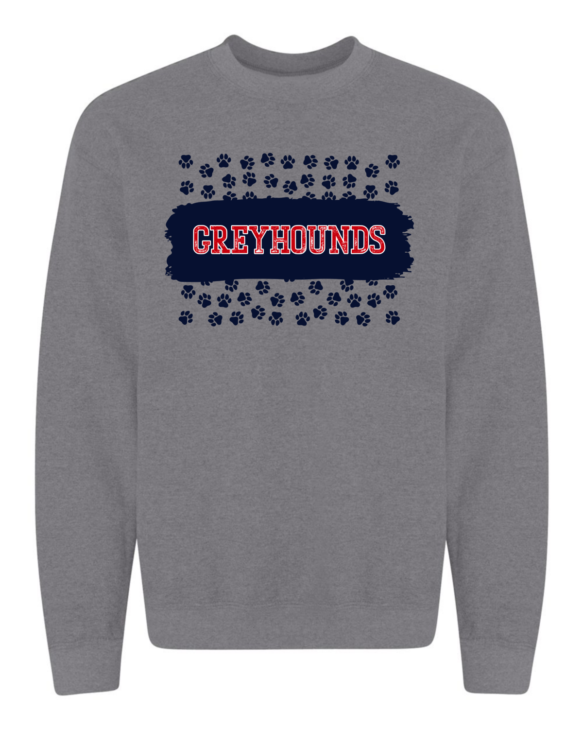 EWALT PAW PRINT GREYHOUNDS SWEATSHIRT