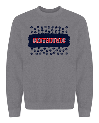 EWALT PAW PRINT GREYHOUNDS SWEATSHIRT