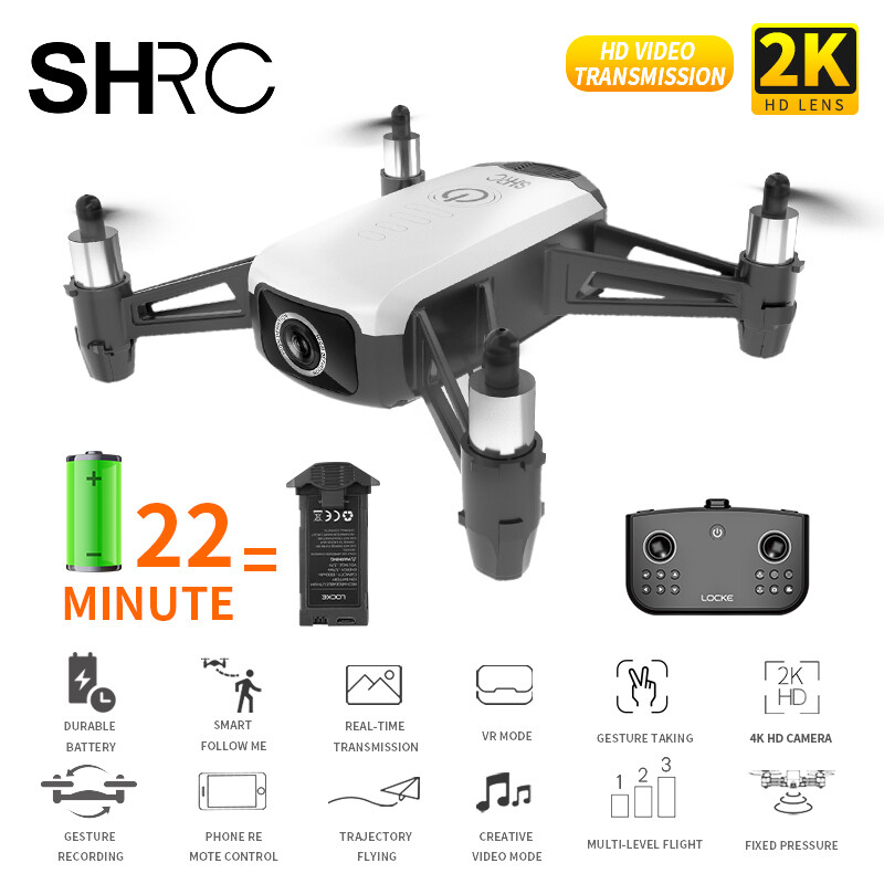 SHRC H2 Locke 2K HD CameraWiFi FPV RC Drone