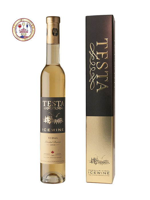 2016 TESTA VIDAL ICEWINE 柳泉酒莊金奖威代尔黄金冰酒 375ml (12 瓶/箱)