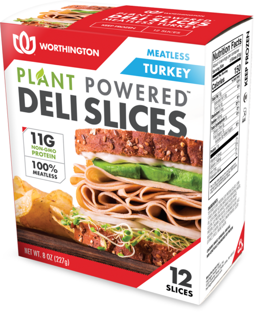 Worthington Meatless Turkey Deli Slices 12 ea/box
