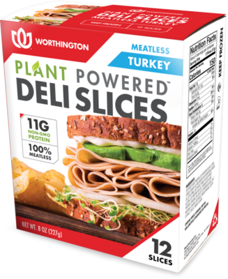 Worthington Meatless Turkey Deli Slices 12 ea/box Worthington Meatless Turkey Deli Slices 12 ea/box