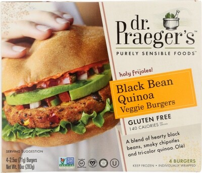 Dr. Praeger Black Bean Burger
