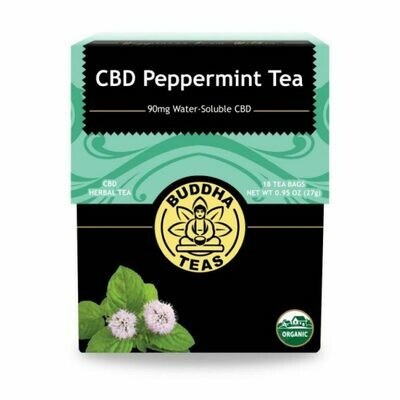 Buddha Tea Organic CBD Peppermint Tea 18 Bags