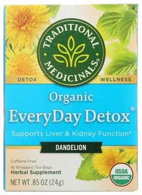 Traditional Medicinals Organic Dandelion Everyday Detox Tea