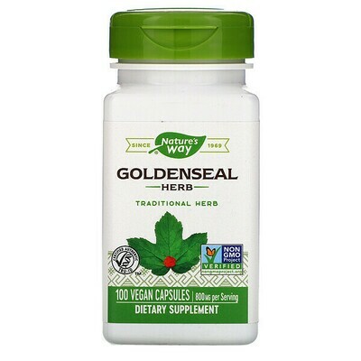 Natures Way Golden Seal Vegan Capsules