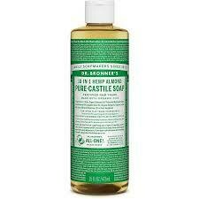 Dr. Bronner Pure Hemp Almond Oil Castile Liquid Soap