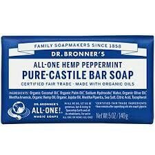Dr. Bronner Soap Bar Hemp Peppermint