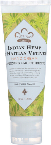Nubian Heritage Indian Hemp Vetiver Hand Cream
