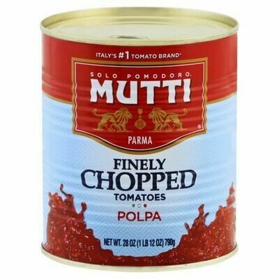 Mutti Puree Chopped Polpa Pezzi Pom 24.3 Oz