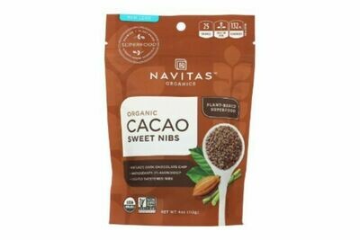 Navitas Organic Cacao Nib Sweetened 4oz Navitas Organic Cacao Nib Sweetened 4oz