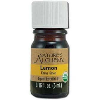 Nature's Alchemy Organic Essential Oil Lemon